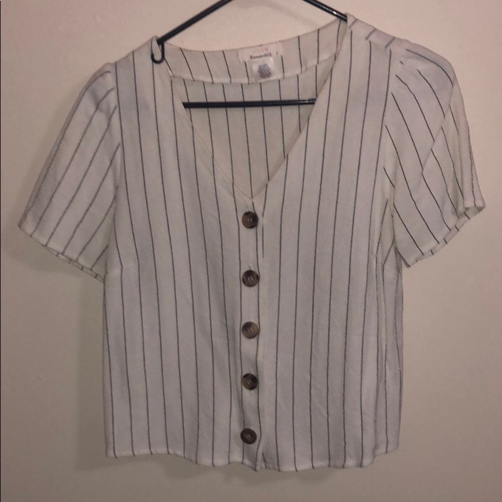 Brand new button up top